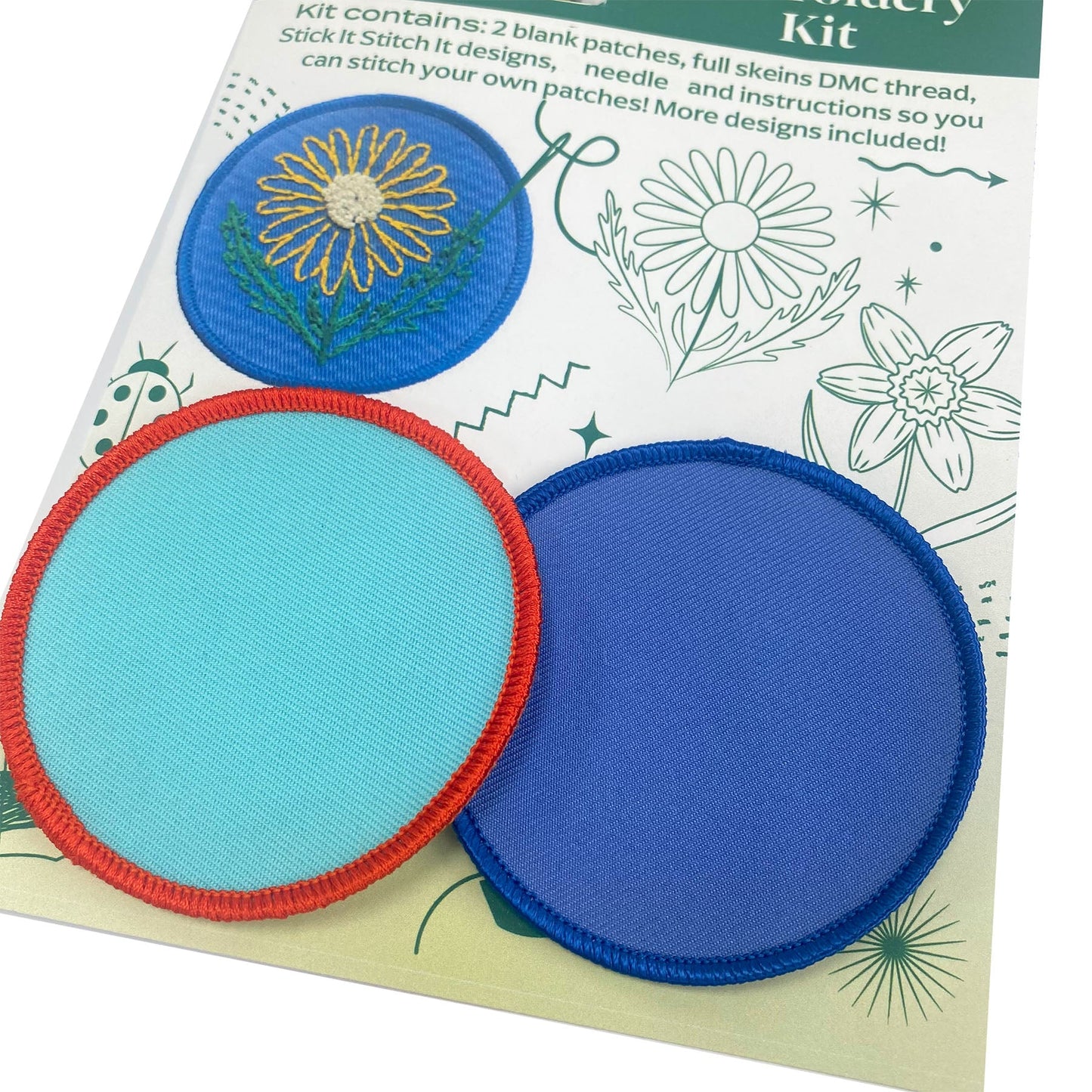 DIY Embroidery Patch Kit-Floral Pack - PREORDER!