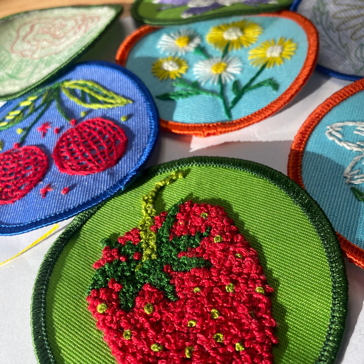 DIY Embroidery Patch Kit-Floral Pack