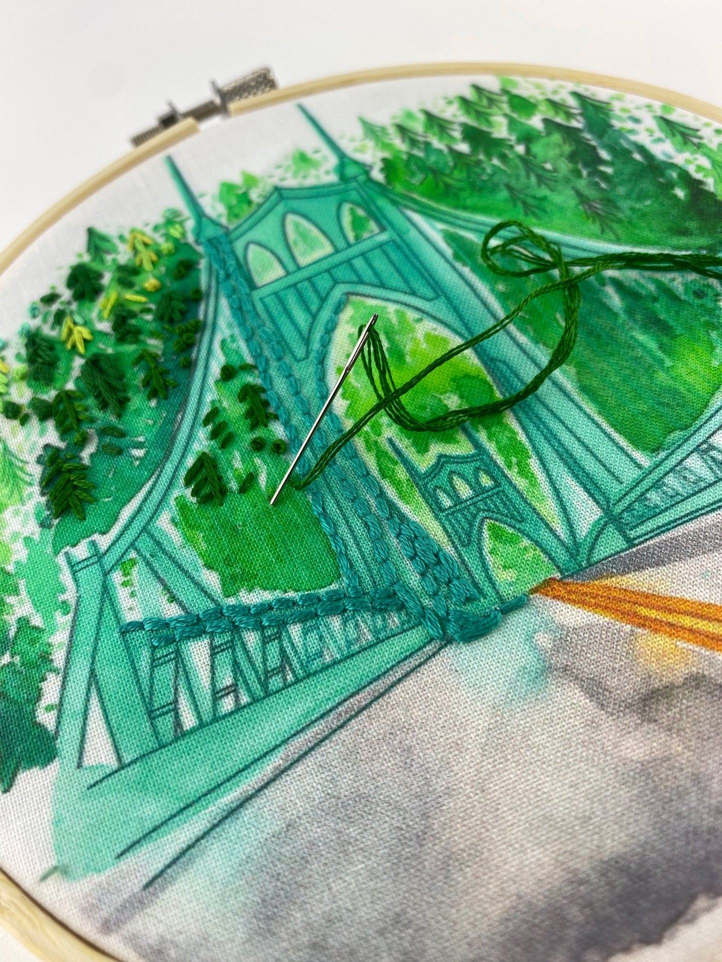 St Johns Bridge Embroidery Kit-Wholesale