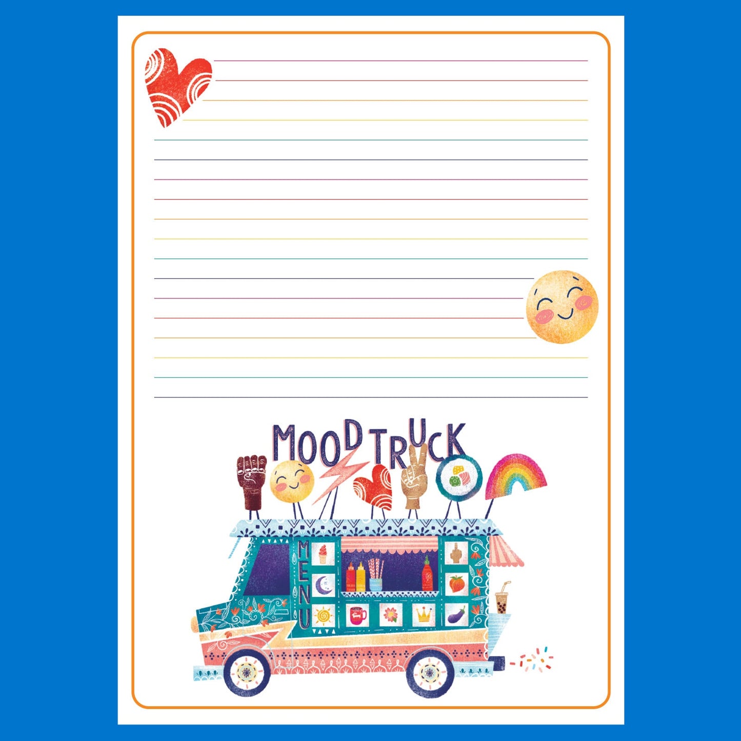Mood Truck 5"x7" Notepad-Wholesale