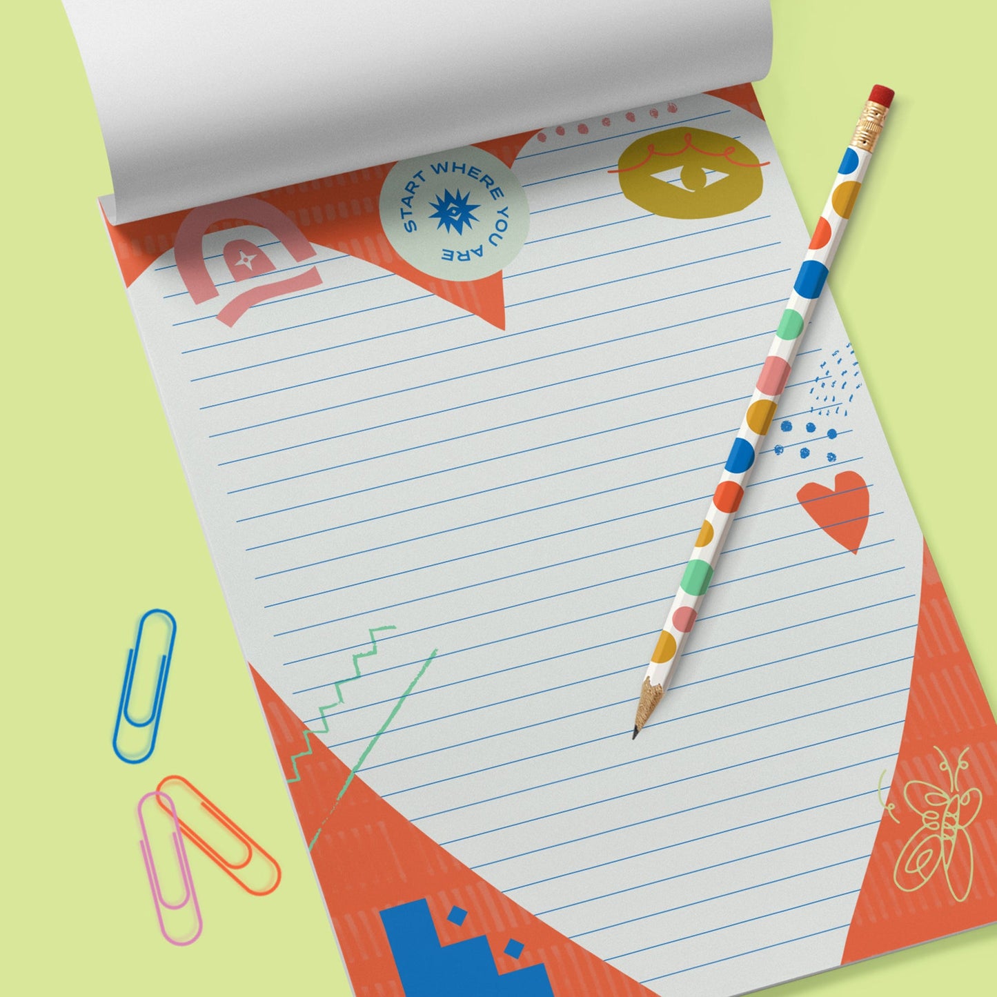 Start Where You Are 5"x7" Notepad-Wholesale