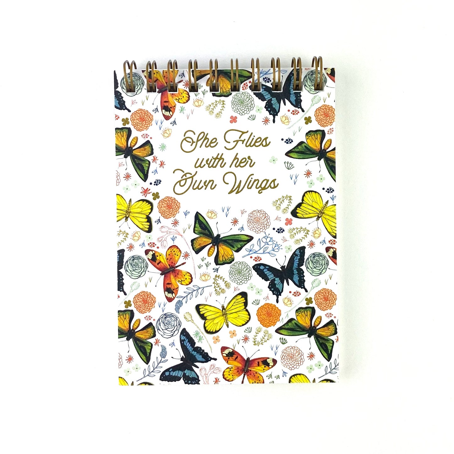 Butterflies She Flies-3.5”x5” Little Ideas Spiral Bound Notebook-Wholesale