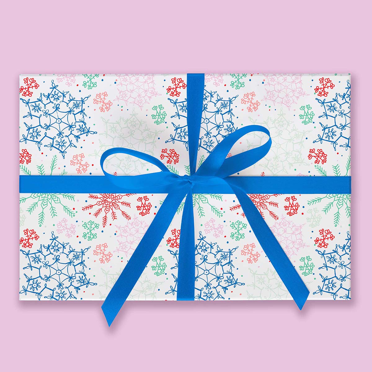 Let it Snow-White Gift Wrap-3 Sheets-Wholesale