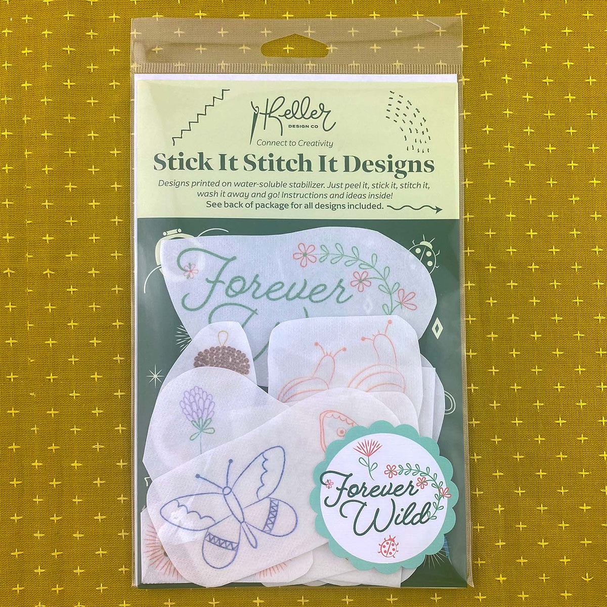 Stick and Stitch Forever Wild Embroidery Pattern Designs