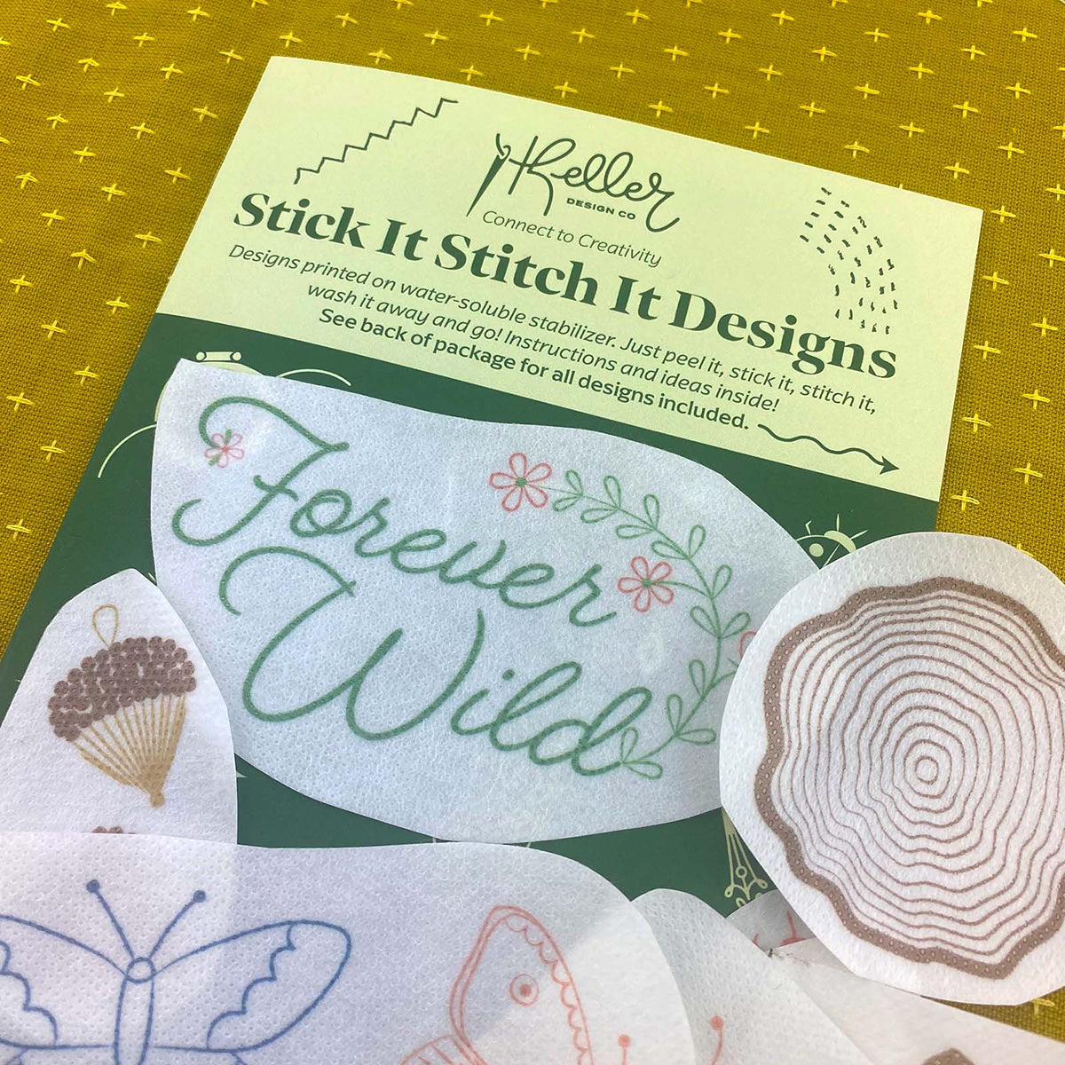 Stick and Stitch Forever Wild Embroidery Pattern Designs