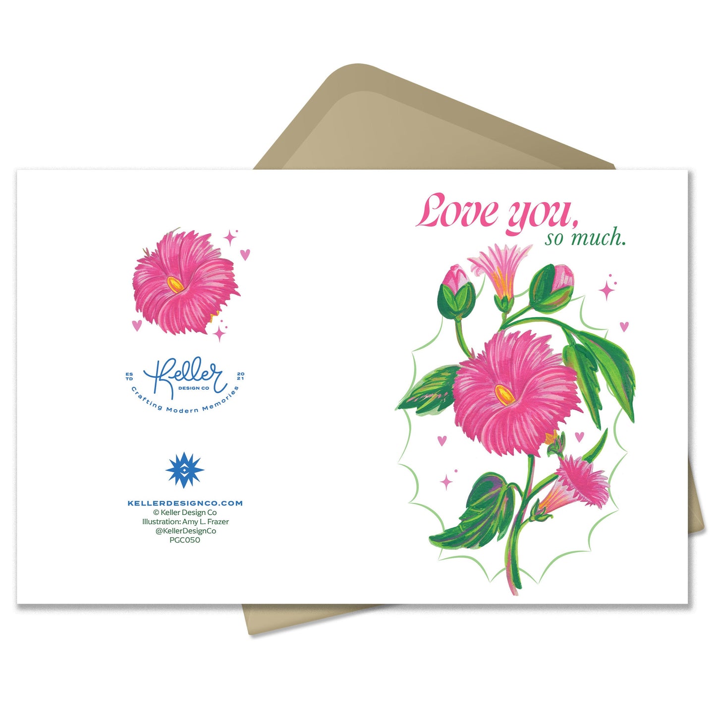 Love You, So Much Rose Greeting Card