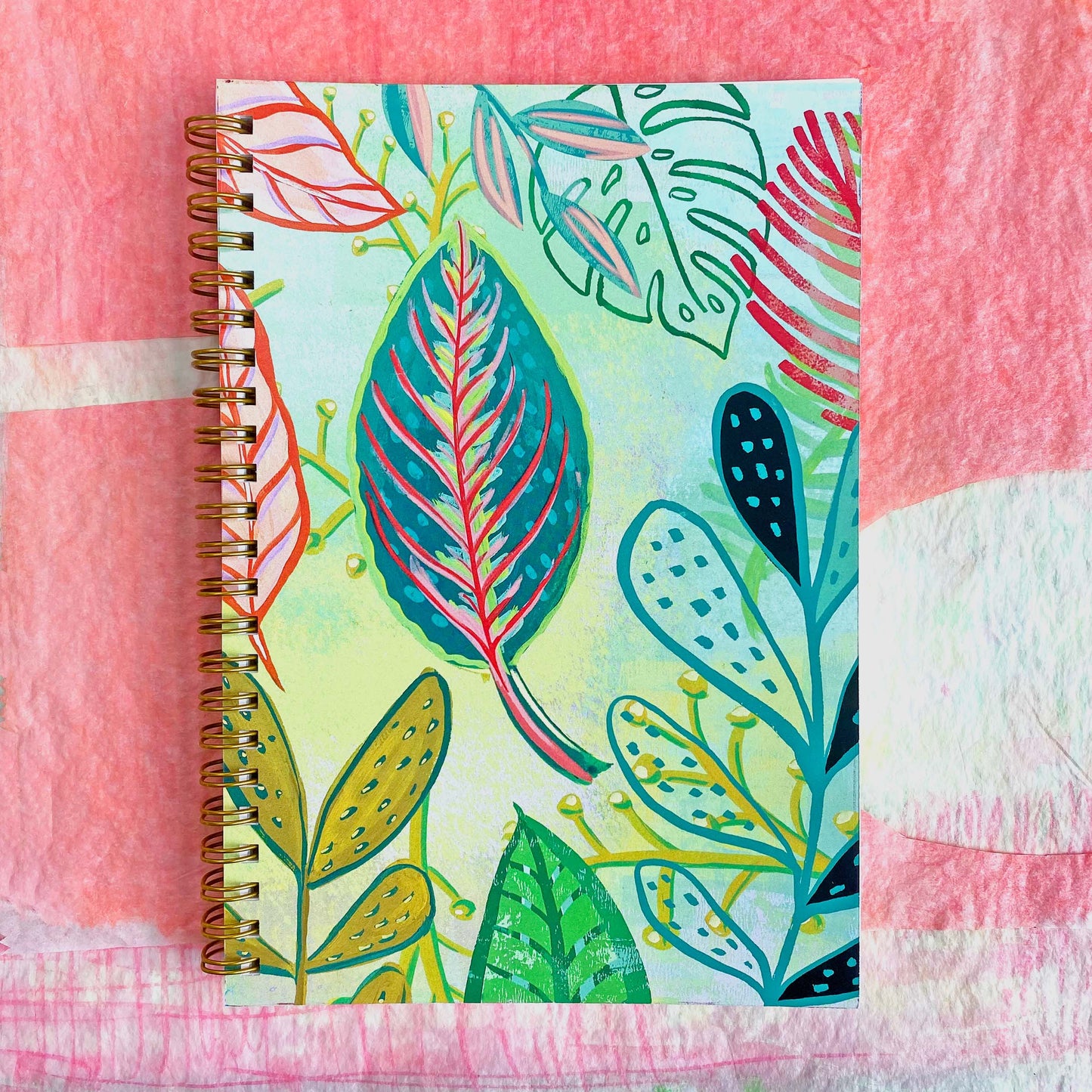Wild Plants-5.5”x8”- Big Ideas Spiral Bound Notebook-Wholesale
