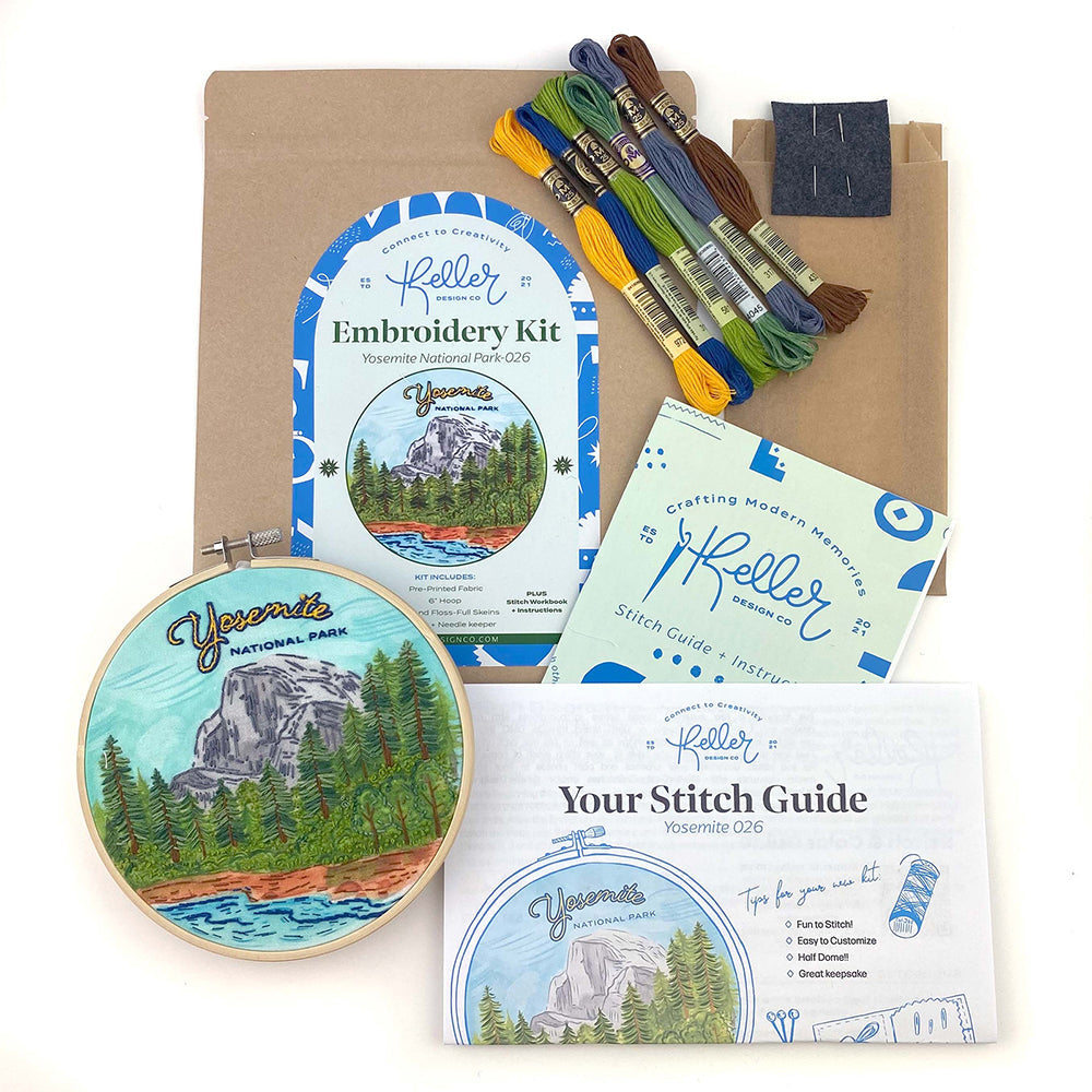 Yosemite National Park Embroidery Kit