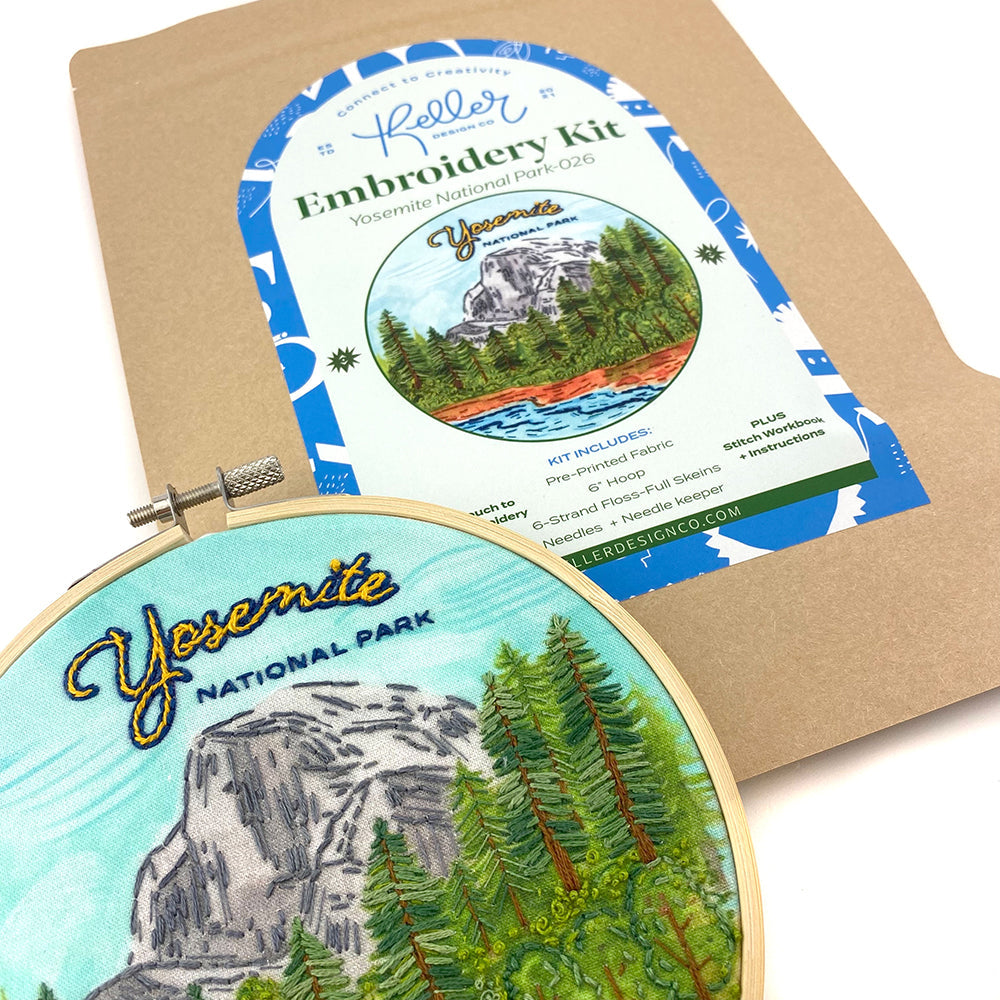 Yosemite National Park Embroidery Kit