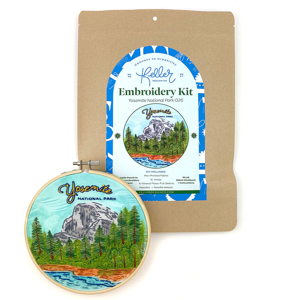 Yosemite National Park Embroidery Kit