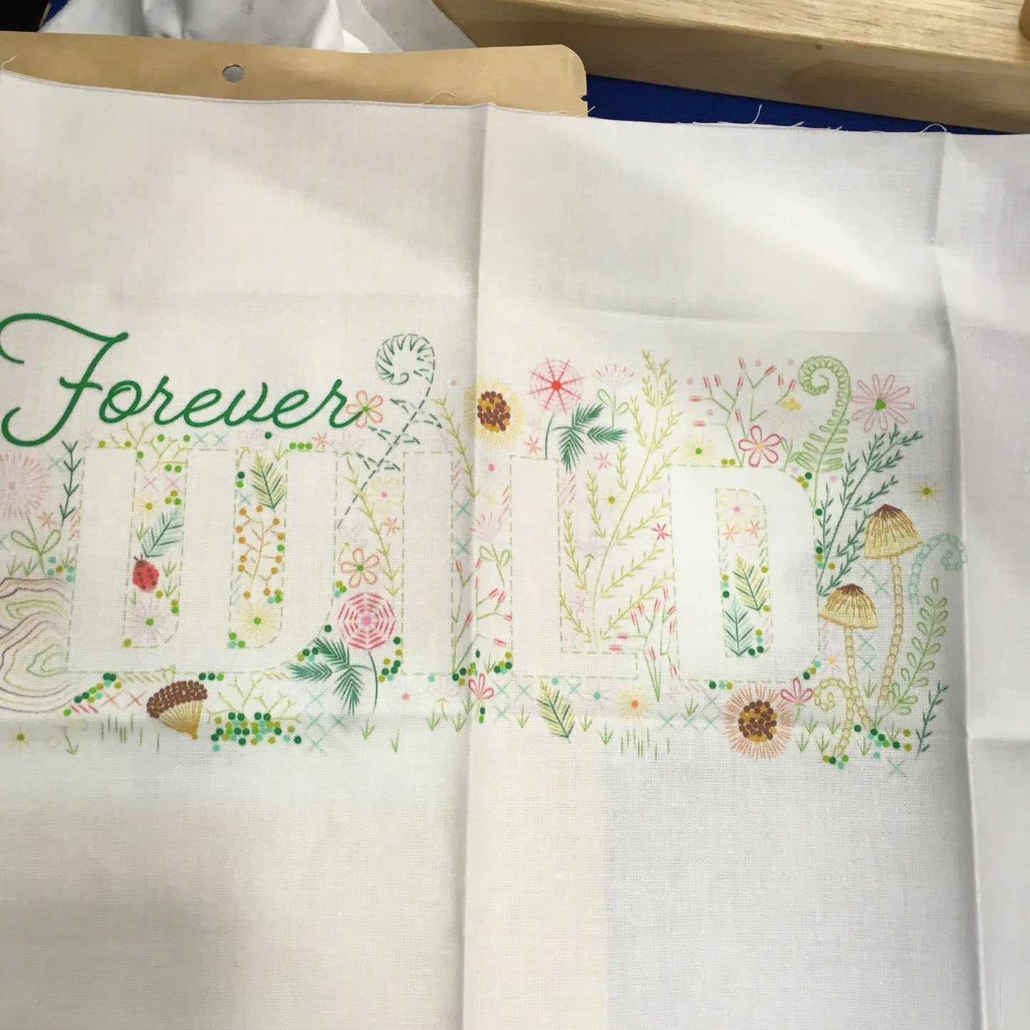 Stash Buster! Forever Wild Embroidery Kit-Wholesale