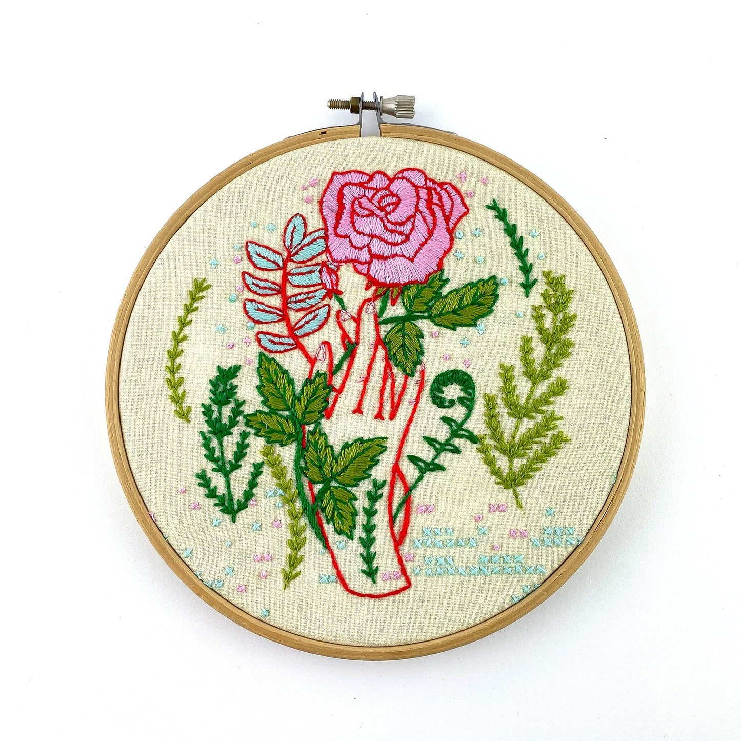 Hello From Rose City Embroidery Kit-Wholesale