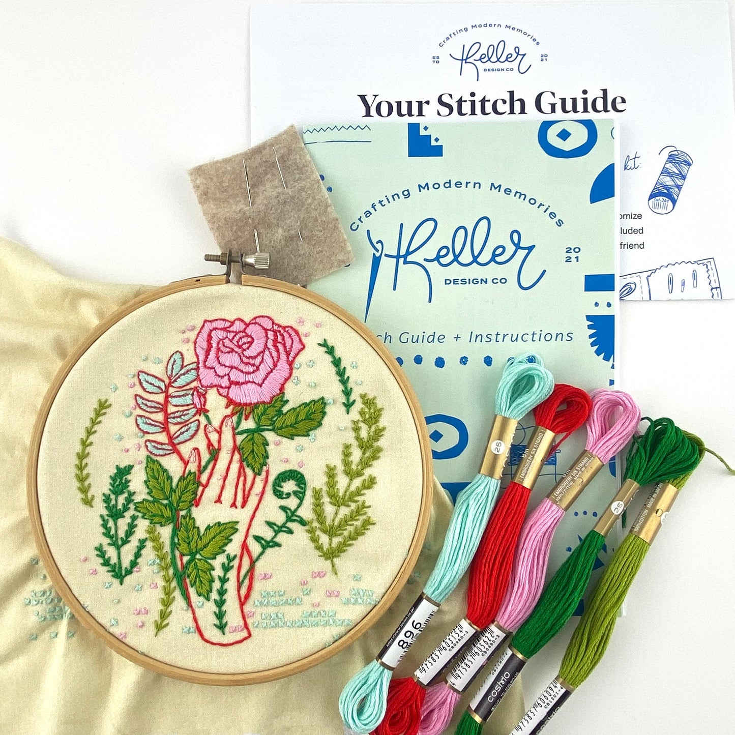 Hello From Rose City Embroidery Kit-Wholesale