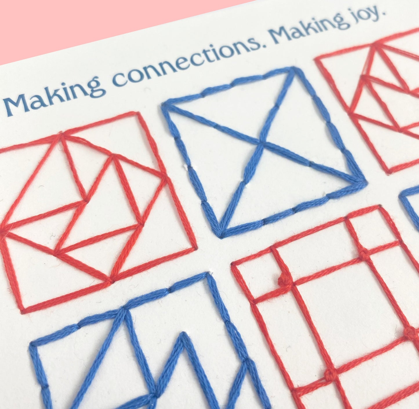 Making Connections Quilt Paper Embroidery Kit