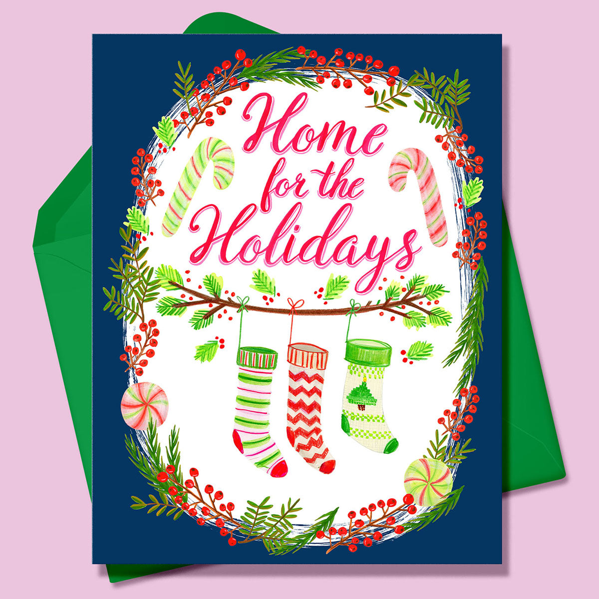 Home for the Holidays Greeting Card-Wholesale