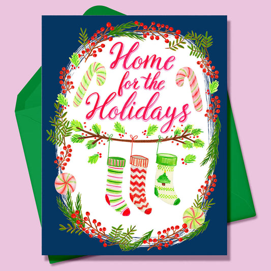 Home for the Holidays Greeting Card-Wholesale