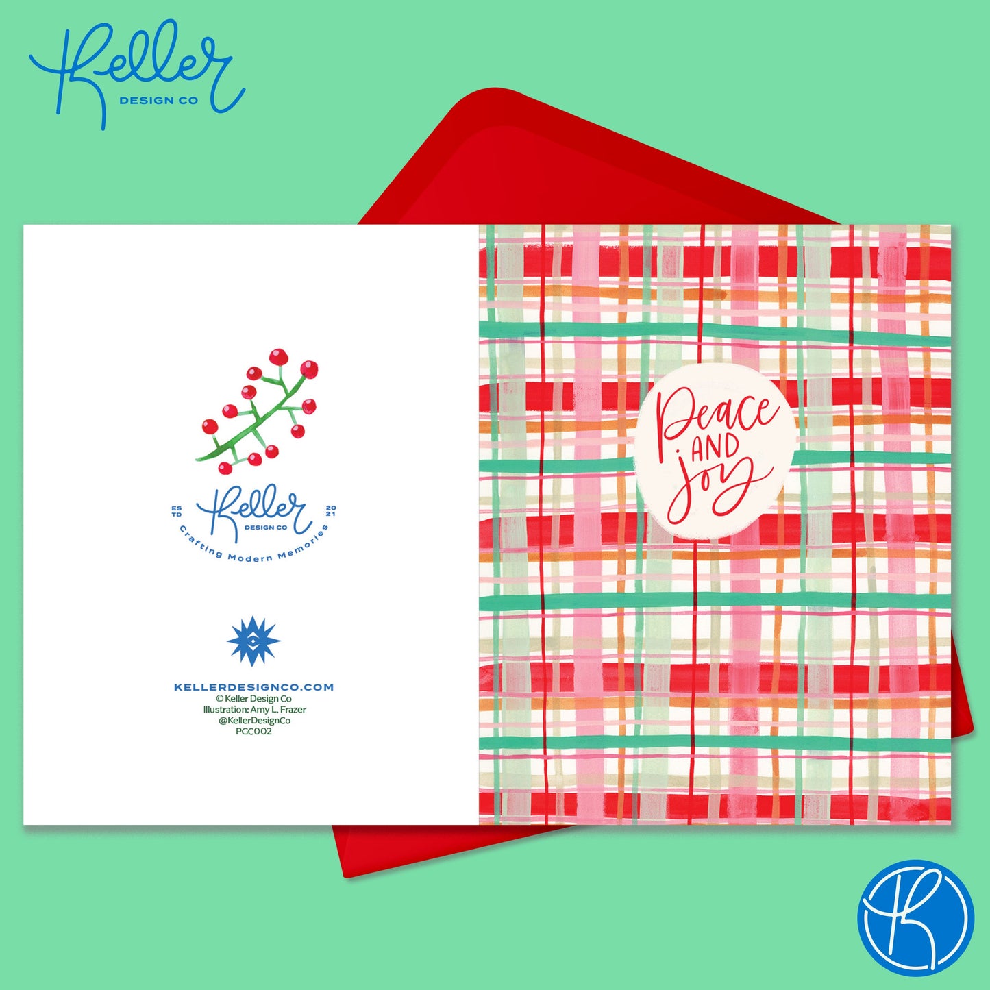 Peace and Joy Greeting Card-Wholesale