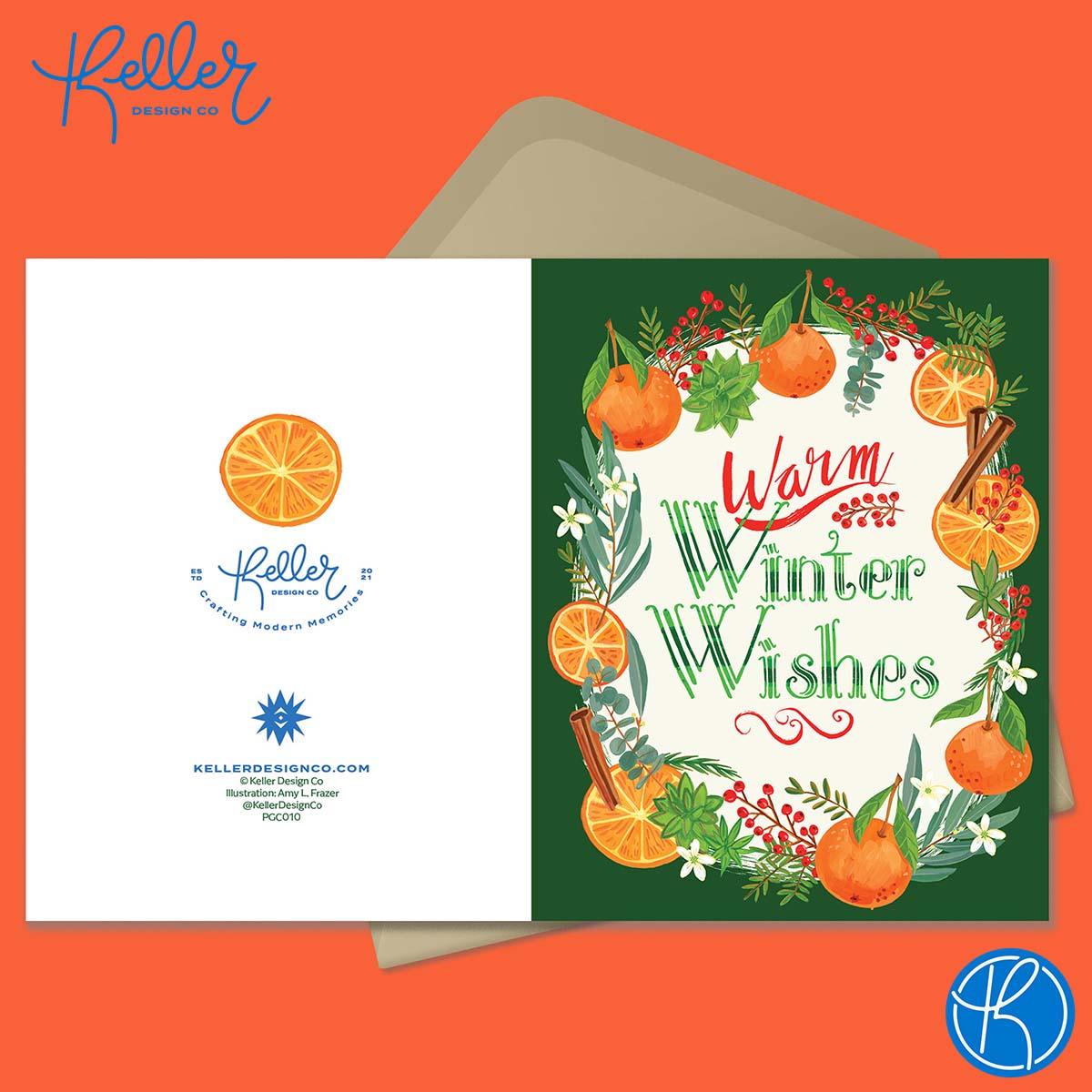 Warm Winter Wishes Greeting Card-Wholesale