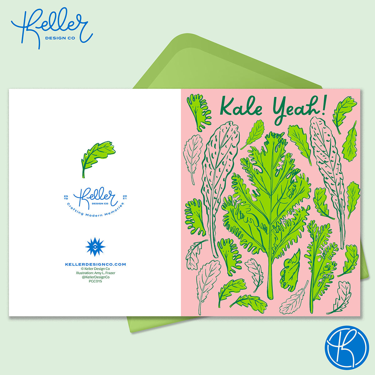 Kale Yeah! Greeting Card-Wholesale