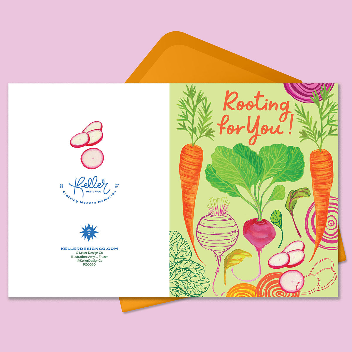 Rooting for You Greeting Card-Wholesale