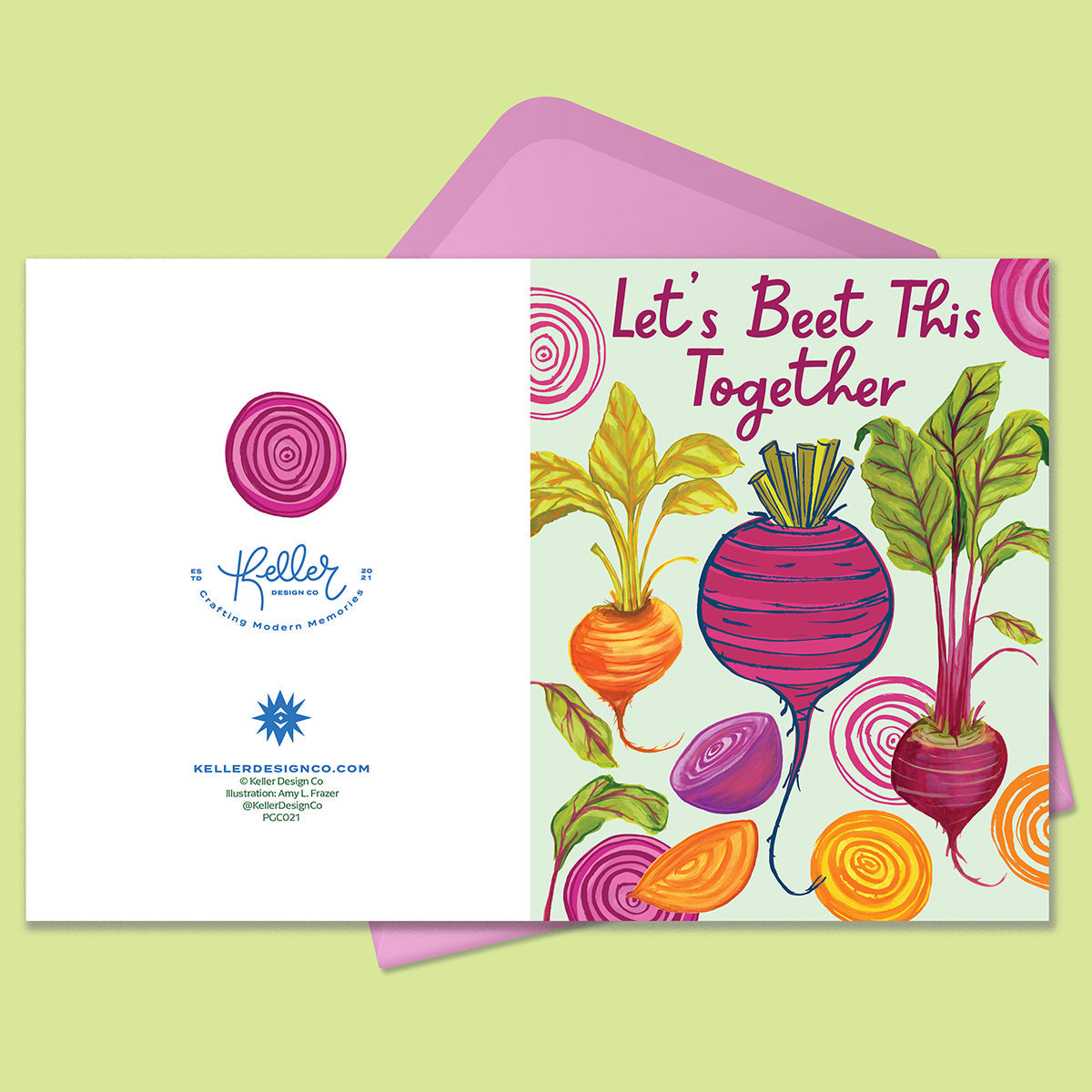 Beet This Together Greeting Card-Wholesale