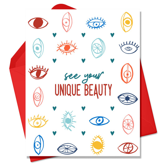 See Your Unique Beauty Greeting Card-Wholesale