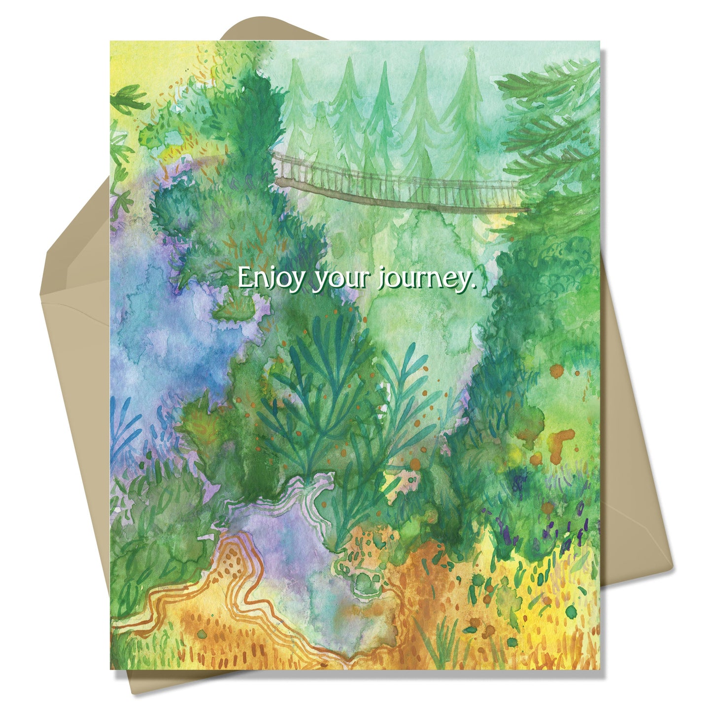 Enjoy Your Journey Greeting Card-Wholesale