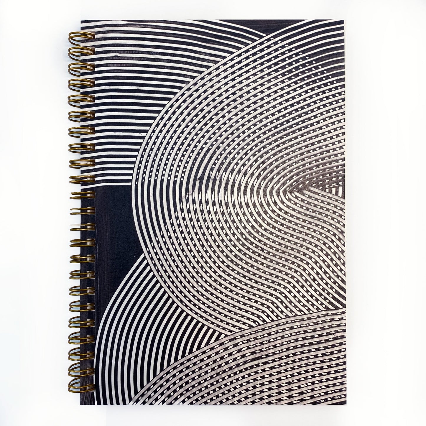 Curves Ahead: Black No.1-5.5”x8”- Big Ideas Spiral Bound Notebook