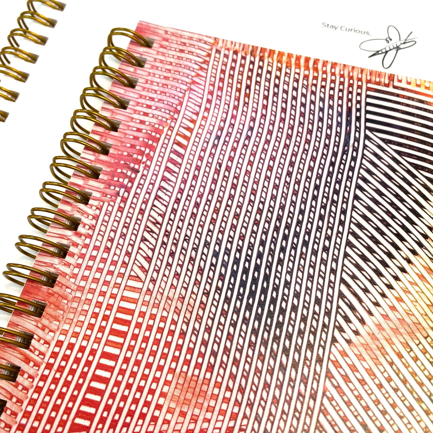 Curves Ahead:Faded Brights No.2-5.5”x8”- Big Ideas Spiral Bound Notebook-Wholesale