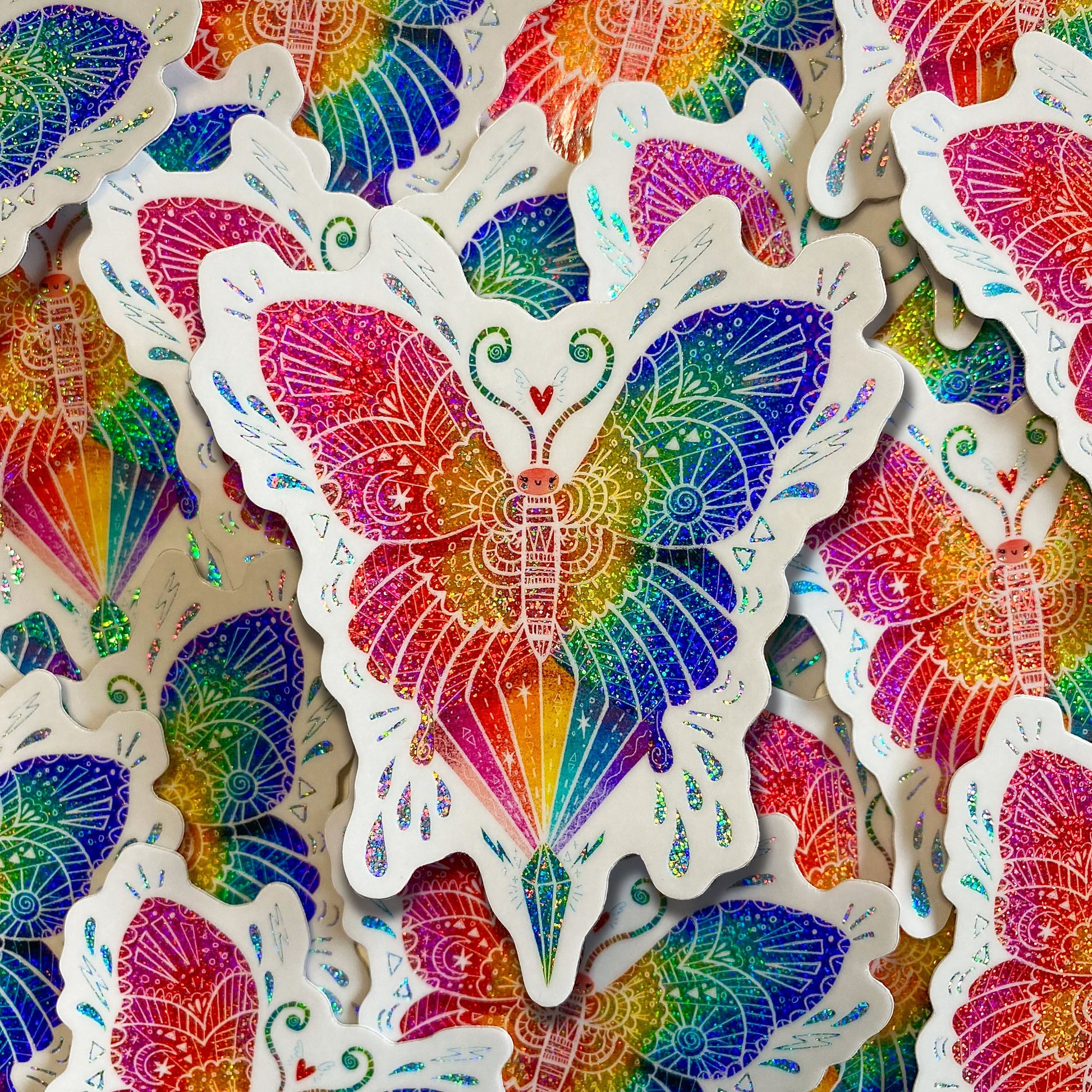 Butterfly Sticker Set Sticker for Sale by RosyRebelShop