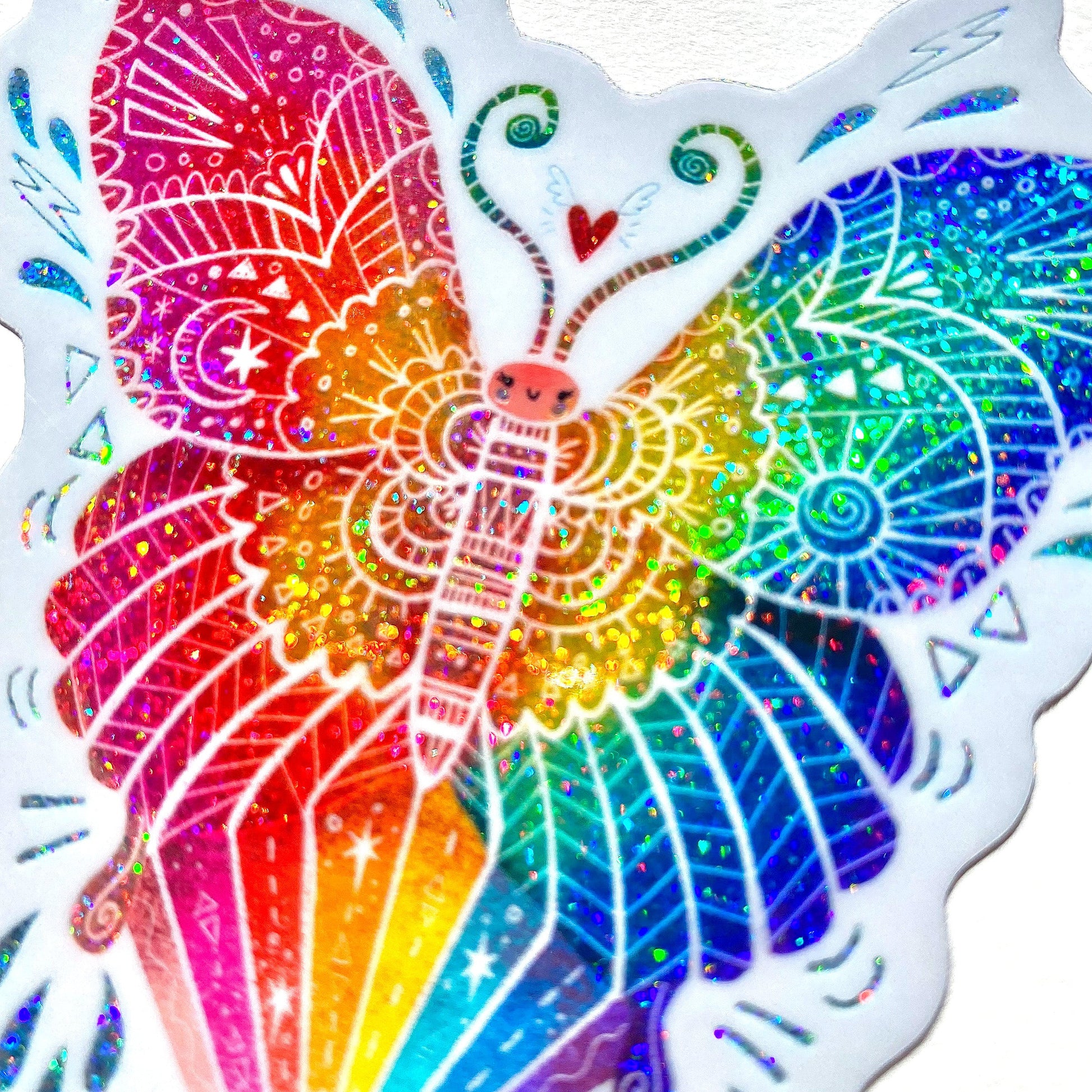 Rainbow Butterfly - Butterfly - Sticker