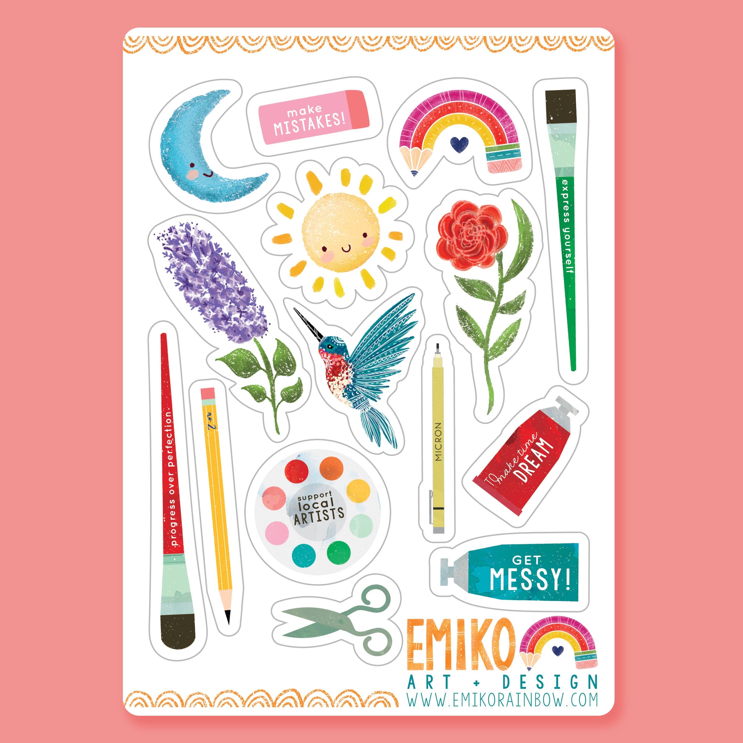 Get Messy Sticker Sheet-Wholesale – kellerdesignco-wholesale.com